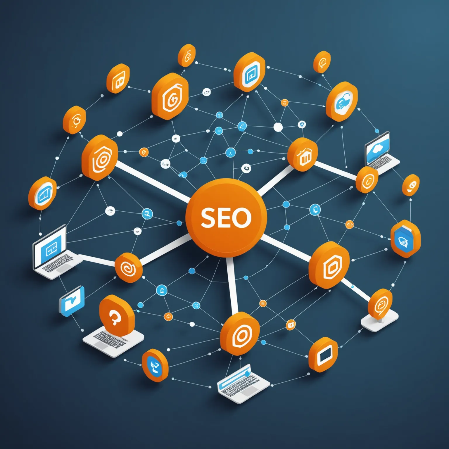 SEO authority growth through high-quality backlinks and brand mentions